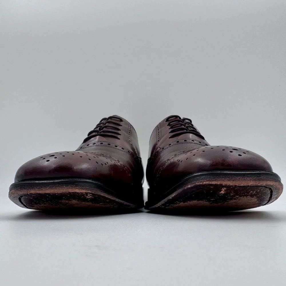 Florsheim Imperial Men's Brown Leather Cap Toe Brogue Oxford Shoes | Bio Comfort